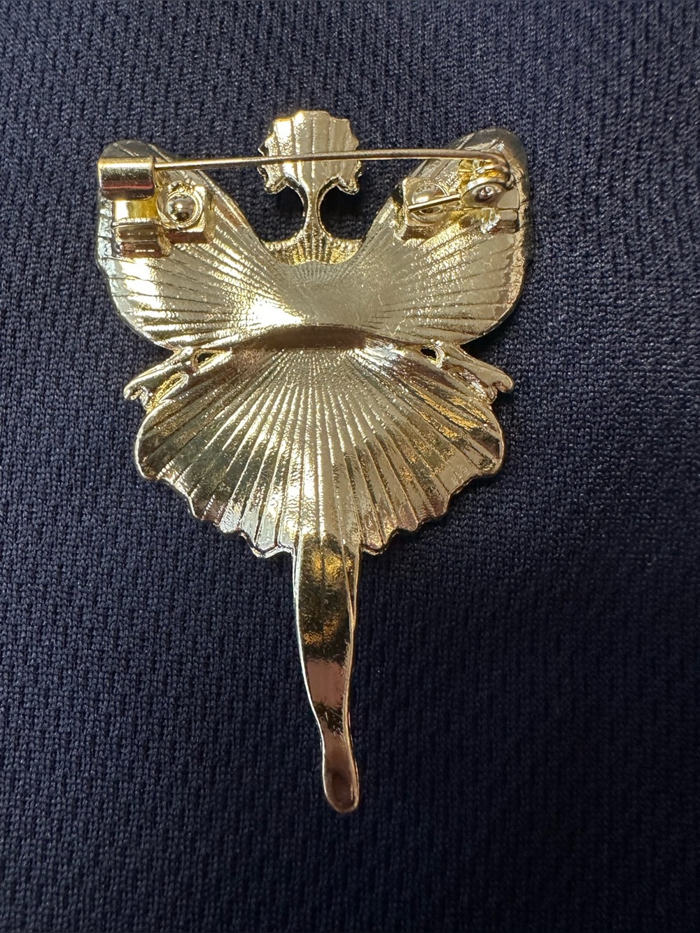Gold Multicolor Fairy Brooch - Picture 3 of 4
